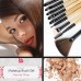 Professional Makeup Brushes, 24 Piece Set, Black, Great for Highlighting & Contouring, Includes Free Case, By Beauty Bon®