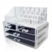 Acrylic Makeup Organizer Cosmetic Jewerly Display Box 2 Piece Set by AcryliCase®