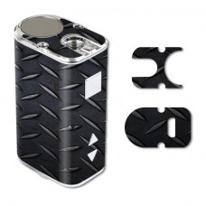 Skin Decal Wrap for Eleaf iStick 10W Mini Vaporizer mod vape Black Diamond Plate