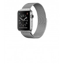 Apple Watch Series 2 - stainless steel - smart watch with silver milanese l