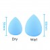 Zodaca Women's Cosmetic Makeup Face Foundation Sponge Puff Flawless Coverage Droplet Shape [2.37 x 1.58]\" - Blue"