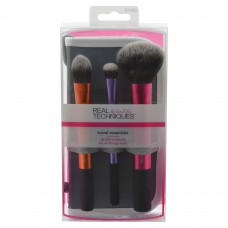 Real Techniques Travel Essentials Brush Set with 2-in-1 Case + Stand