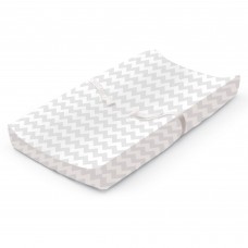 Summer Infant Ultra Plush Changing Pad Cover, Gray Chevron