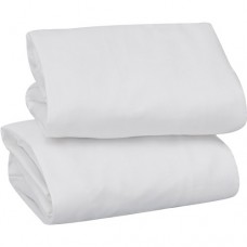 Garanimals - Set of 2 Crib Sheets, White