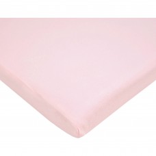 TL Care 100 Percent Cotton Jersey Knit Bassinet Sheet, Pink