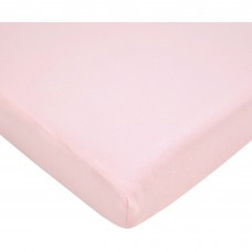 TL Care 100 Percent Cotton Jersey Knit Mini Crib Sheet, Pink