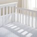 BreathableBaby Mesh Crib Liner, White